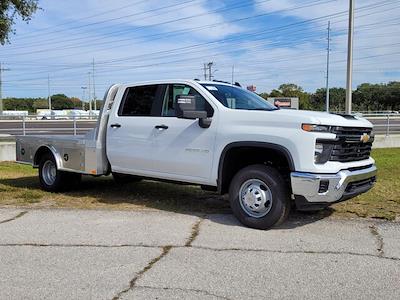 2024 Chevrolet Silverado 3500 Crew Cab 4x2, CM Truck Beds AL SK Model Flatbed Truck for sale #C241483 - photo 1