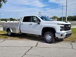 2024 Chevrolet Silverado 3500 Crew Cab 4x2, CM Truck Beds AL SK Model Flatbed Truck for sale #C241483 - photo 1