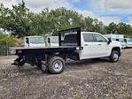 New 2024 Chevrolet Silverado 3500 Work Truck Crew Cab 10' 5" Knapheide Steel Flatbed Truck with Hoist for sale #C243993 - photo 2