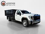 2025 GMC Sierra 3500 Regular Cab 4x4, Blue Ridge Manufacturing Workhorse Stake Bed for sale #25G776 - photo 4