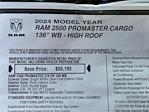 New 2024 Ram ProMaster 2500 High Roof Empty Cargo Van for sale #24LC0557 - photo 21