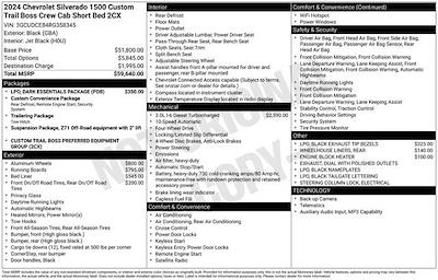 Used 2024 Chevrolet Silverado 1500 Custom Crew Cab for sale #25F1480A - photo 2