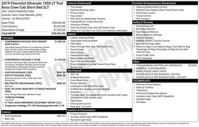 2019 Chevrolet Silverado 1500 Crew Cab 4WD Pickup for sale #25F155S - photo 2