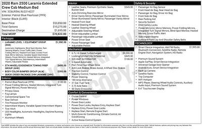 2020 Ram 2500 Mega Cab 4WD Pickup for sale #26F560B - photo 2
