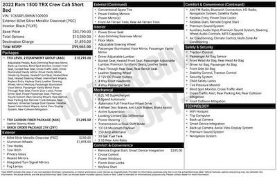 Used 2022 Ram 1500 TRX Crew Cab for sale #PF4437A - photo 1