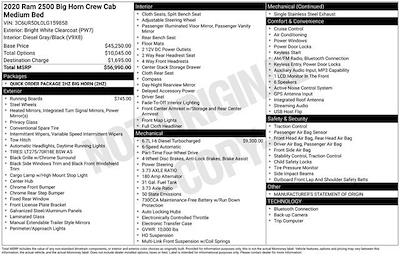 Used 2020 Ram 2500 Big Horn Crew Cab for sale #PF4476 - photo 2