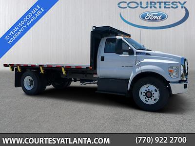 New 2026 Ford F-750 Base Regular Cab 16' PJ's Steel Flatbed Truck with Hoist for sale #26T002 - photo 1