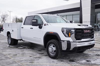 New 2025 GMC Sierra 3500 Pro 4WD with 9' Knapheide Steel Service Body with Electric Locks Crew Cab 4WD Knapheide Service Truck for sale #P25-052 - photo 1