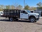 New 2023 Ford F-550 Regular Cab 9' 4" CM Truck Beds Steel Flatbed Truck with Gooseneck Hitch for sale #PDA20124 - photo 1
