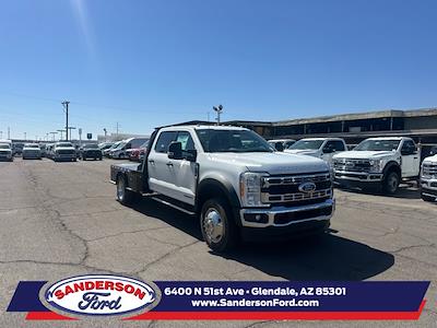 New 2025 Ford F-550 XL Crew Cab 4WD 9' 4" CM Truck Beds Steel Flatbed Truck for sale #B25160 - photo 1
