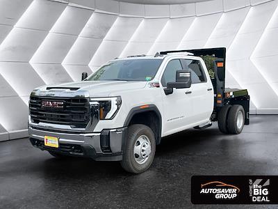 New 2024 GMC Sierra 3500 Pro Crew Cab 4WD Flatbed Truck for sale #MT24291 - photo 1