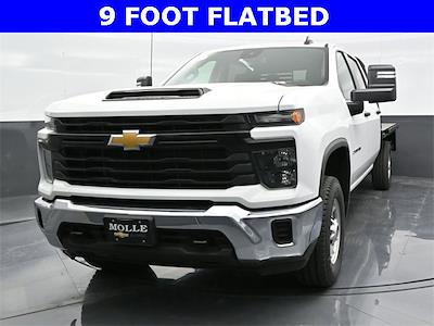 New 2024 Chevrolet Silverado 2500 Work Truck Crew Cab Bedrock Steel Flatbed Truck with Gooseneck Hitch for sale #C20817 - photo 1