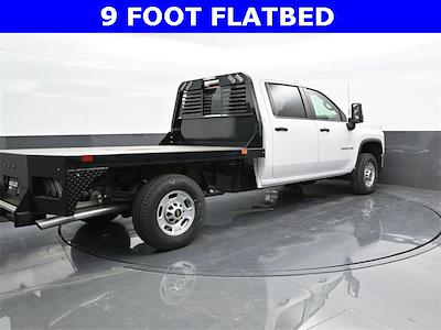New 2024 Chevrolet Silverado 2500 Work Truck Crew Cab 8' 6" Bedrock Steel Flatbed Truck with Gooseneck Hitch for sale #C21207 - photo 2