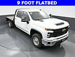 New 2024 Chevrolet Silverado 2500 Work Truck Crew Cab 8' 6" Bedrock Steel Flatbed Truck with Gooseneck Hitch for sale #C21207 - photo 1