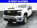 New 2024 Chevrolet Silverado 2500 Work Truck Crew Cab 8' 6" Bedrock Steel Flatbed Truck with Gooseneck Hitch for sale #C21207 - photo 3