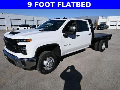 New 2025 Chevrolet Silverado 3500 Work Truck Crew Cab 4x4 9' 6" Knapheide Steel Flatbed Truck for sale #C22226 - photo 1