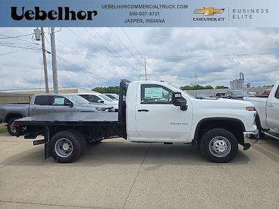 New 2025 Chevrolet Silverado 3500 Work Truck Regular Cab 9' 6" Knapheide Steel Flatbed Truck with Gooseneck Hitch for sale #ZT22641 - photo 1