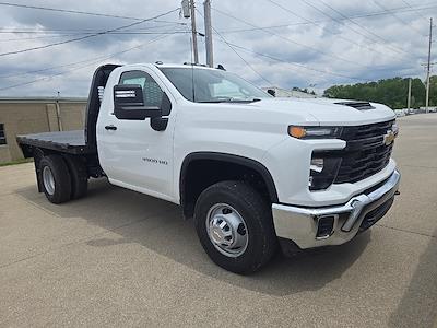 New 2025 Chevrolet Silverado 3500 Work Truck Regular Cab 9' 6" Knapheide Steel Flatbed Truck with Gooseneck Hitch for sale #ZT22641 - photo 2