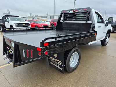 New 2025 Chevrolet Silverado 3500 Work Truck Regular Cab 4WD 9' 4" Hillsboro Steel Flatbed Truck with Gooseneck Hitch for sale #ZT23507 - photo 2