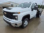 New 2025 Chevrolet Silverado 3500 Work Truck Regular Cab 4WD 9' 4" Hillsboro Steel Flatbed Truck for sale #ZT23541 - photo 1