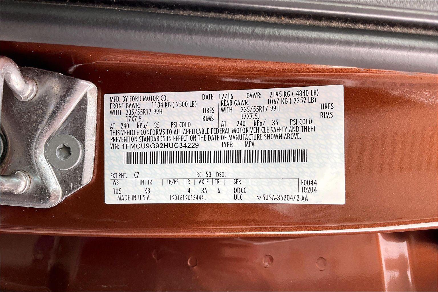 Used 2017 Ford Escape - photo 35