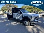 New 2025 Ford F-450 Crew Cab 4WD 12' PJ's Steel Flatbed Truck with Hoist for sale #CB2F8329 - photo 3