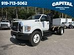 New 2024 Ford F-650 FL Regular Cab 16' PJ's Steel Flatbed Truck with Hoist for sale #CB96759 - photo 1