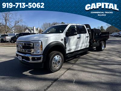 New 2024 Ford F-550 XLT Crew Cab 4x4 11' 6" PJ's Steel Flatbed Truck with Gooseneck Hitch for sale #CC2F0689 - photo 1