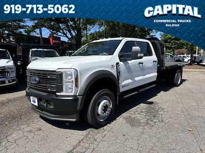 New 2025 Ford F-550 FL Crew Cab 12' PJ's Steel Flatbed Truck for sale #CC2F5406 - photo 1