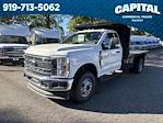 New 2025 Ford F-350 Regular Cab 4WD 12' PJ's Steel Flatbed Truck with Hoist for sale #ST2F6868 - photo 1