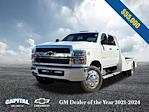 2019 Chevrolet Silverado 5500 Crew Cab DRW RWD, Flatbed Truck for sale #9C123672A - photo 3