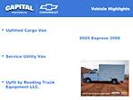 New 2025 Chevrolet Express 3500 11' Reading Aluminum Service Utility Van for sale #9CC00305 - photo 6