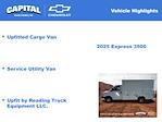 New 2025 Chevrolet Express 3500 11' Reading Aluminum Service Utility Van for sale #9CC05173 - photo 8
