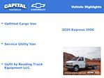 New 2025 Chevrolet Express 3500 11' Reading Aluminum Service Utility Van for sale #9CC07214 - photo 4