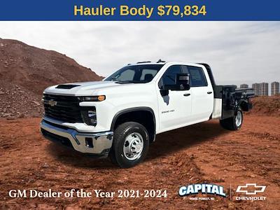 New 2024 Chevrolet Silverado 3500 Work Truck Crew Cab 4WD 9' 4" Knapheide Flatbed Truck for sale #9CC14349 - photo 1