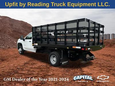 2024 Chevrolet Silverado 3500 Regular Cab 4WD, Reading Platform Body Stake Bed for sale #9CC14439 - photo 2