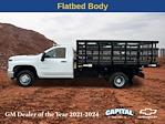 2024 Chevrolet Silverado 3500 Regular Cab 4WD, Reading Platform Body Stake Bed for sale #9CC14439 - photo 3