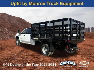 2025 Chevrolet Silverado 3500 Crew Cab RWD, Blue Ridge Manufacturing Farmhand Stake Bed for sale #9CC161557 - photo 2