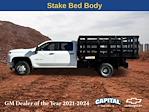 2025 Chevrolet Silverado 3500 Crew Cab RWD, Blue Ridge Manufacturing Farmhand Stake Bed for sale #9CC161557 - photo 3