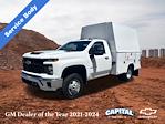 New 2025 Chevrolet Silverado 3500 Work Truck Regular Cab 4WD 9' Reading Enclosed Service Body for sale #9CC17839 - photo 1