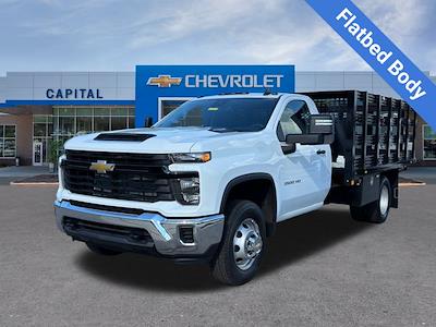 2025 Chevrolet Silverado 3500 Regular Cab DRW 4WD CM Truck Beds Stake Bed for sale #9CC24137 - photo 1