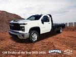 New 2025 Chevrolet Silverado 3500 Work Truck Regular Cab 4WD 11' 10" Knapheide Flatbed Truck for sale #9CC30035 - photo 3