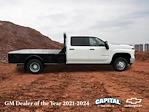 2024 Chevrolet Silverado 3500 Crew Cab RWD, Bedrock Granite Series Flatbed Truck for sale #9CC30831 - photo 7