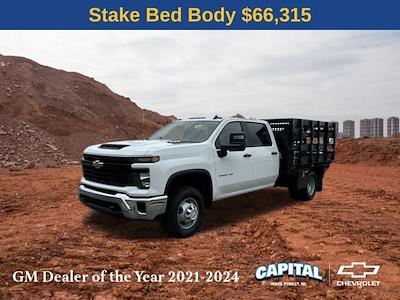 2024 Chevrolet Silverado 3500 Crew Cab 4WD, CM Truck Beds PL Model Stake Bed for sale #9CC31901 - photo 1