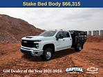 2024 Chevrolet Silverado 3500 Crew Cab 4WD, CM Truck Beds PL Model Stake Bed for sale #9CC31901 - photo 1