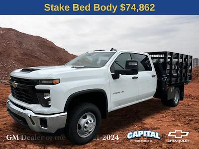 2024 Chevrolet Silverado 3500 Crew Cab 4WD, CM Truck Beds PL Model Stake Bed for sale #9CC32929 - photo 1