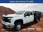 2024 Chevrolet Silverado 3500 Crew Cab 4WD, CM Truck Beds PL Model Stake Bed for sale #9CC32929 - photo 1