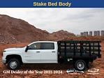 2024 Chevrolet Silverado 3500 Crew Cab 4WD, CM Truck Beds PL Model Stake Bed for sale #9CC32929 - photo 3