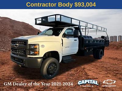 2024 Chevrolet Silverado 6500 Regular Cab DRW 4WD, PJ's Western Flatbed Truck for sale #9CC39418 - photo 1