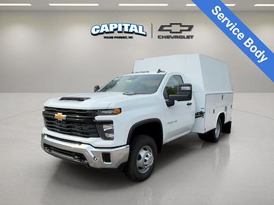 New 2025 Chevrolet Silverado 3500 Work Truck Regular Cab 4WD 9' Reading Enclosed Service Body for sale #9CC41537 - photo 1